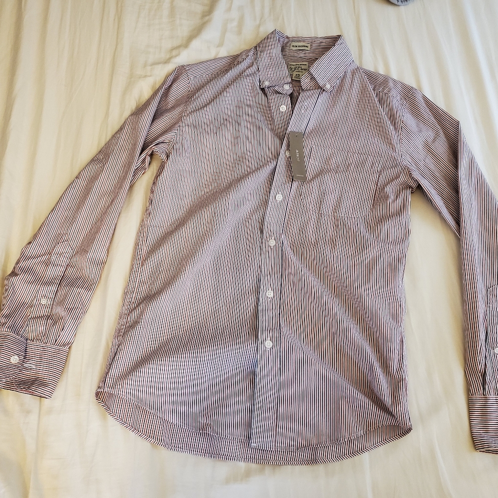 J. Crew Slim Untucked Stretch Secret Wash size XS